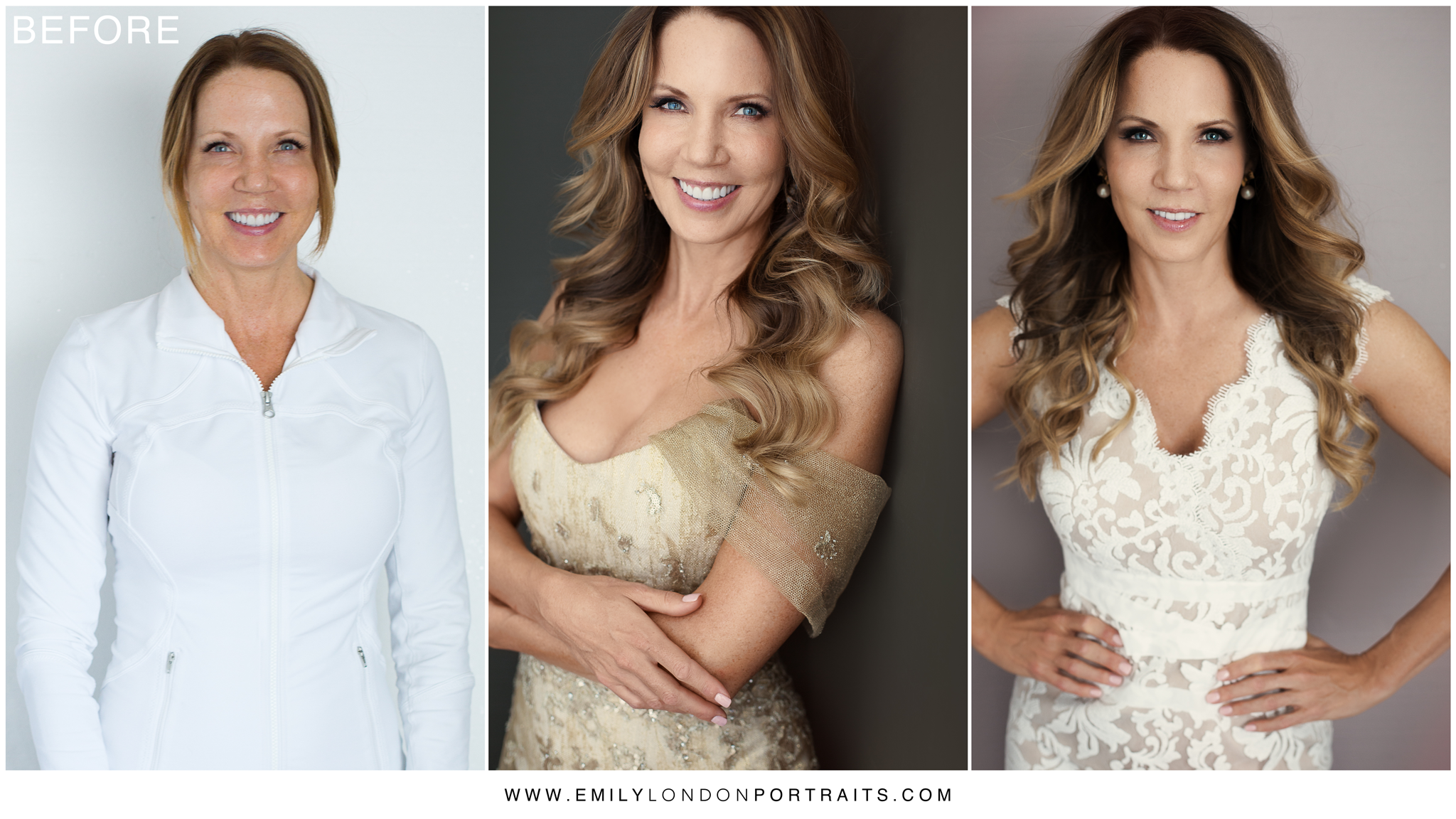 Beautiful Transformation Showing 45 is Fabulous (by Emily London Portraits)