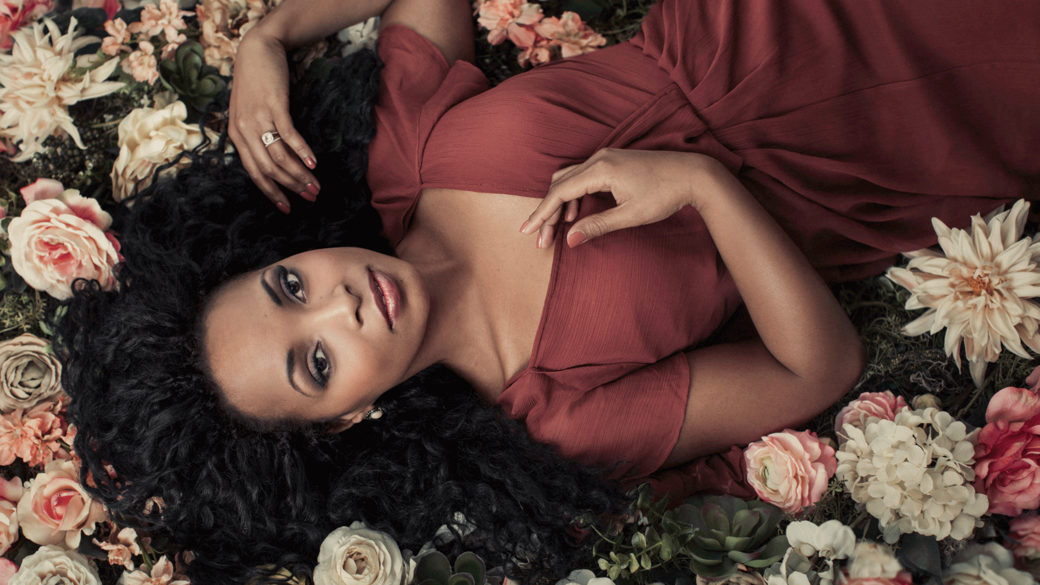 Portrait of a Beautiful Black Woman by Emily London Portraits
